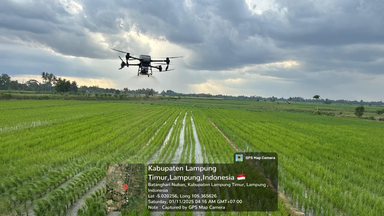 Smart Farming; Aplikasi Drone Pertanian